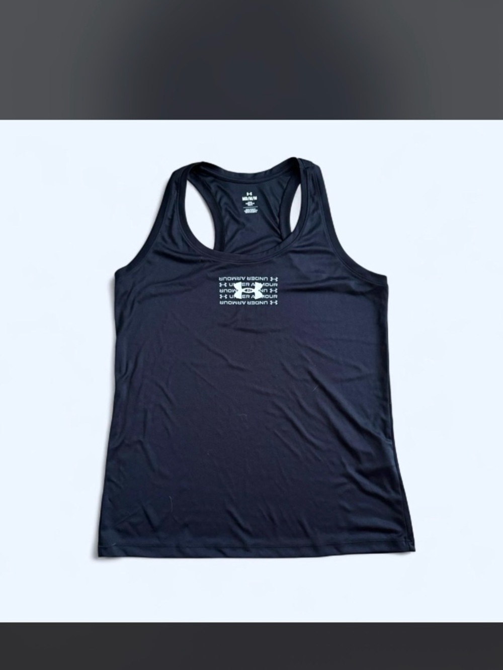 Under Armour Black Women's Racerback Training Tank with Chest Logo